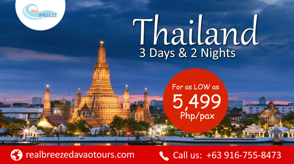 Thailand Tour Package Free and Easy Davao, Cebu, Manila, Philippines