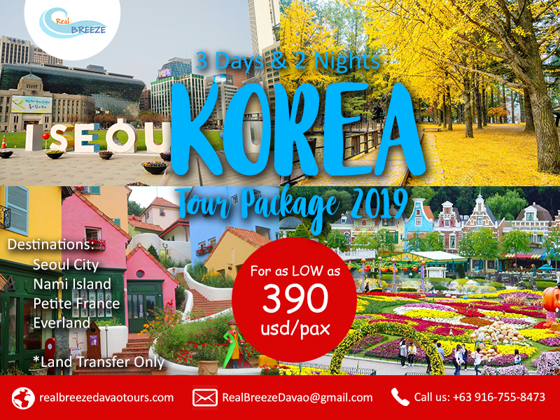 package tour of south korea
