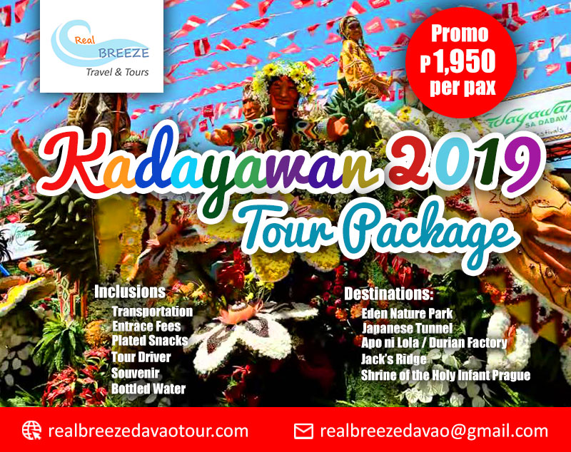 Kadayawan 2019 Promo Package - RealBreeze Davao Tour Packages
